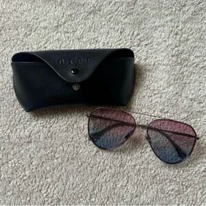 DIFF Aviator Sunglasses